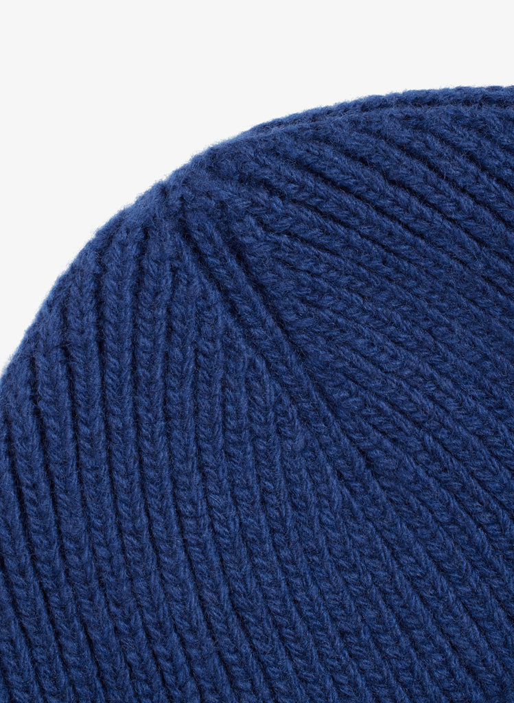 Wool Beanie - Blue