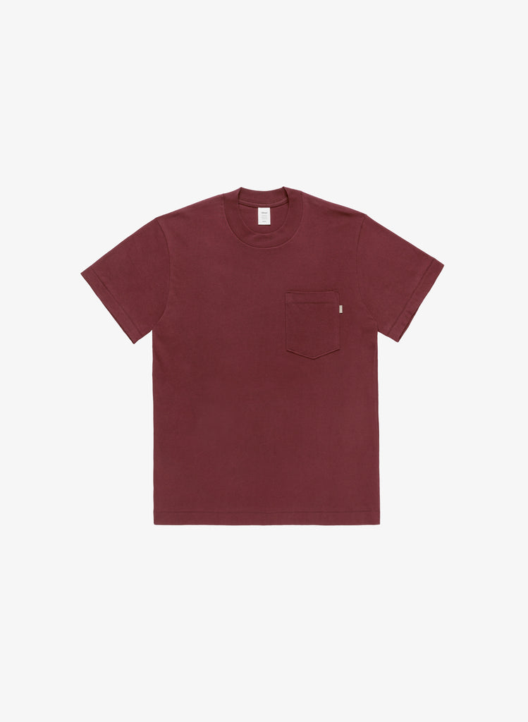 J90 T-Shirt Pocket - Burgundy – JJJJound