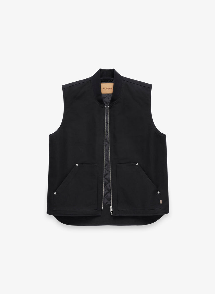 値下げ！DEVISE WORKS NEW CAMP VEST BLACK - アウトドア