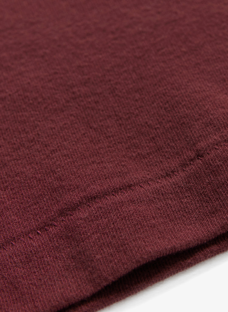 J90 T-Shirt Pocket - Burgundy