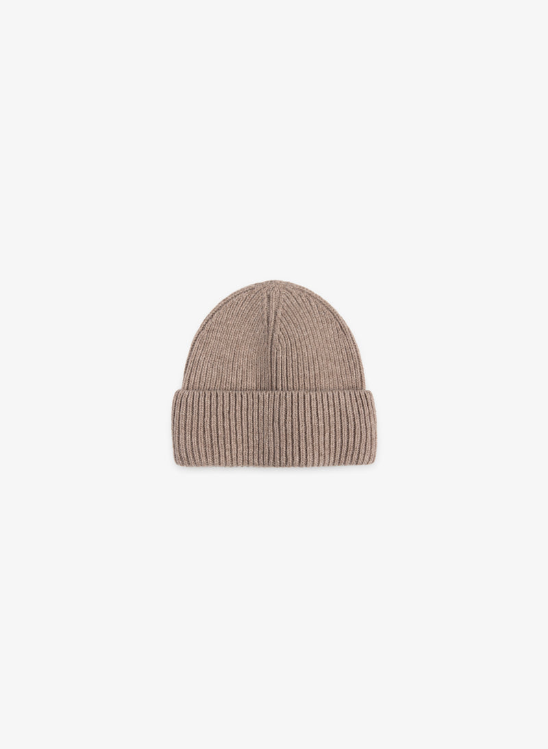 Wool Beanie - Beige