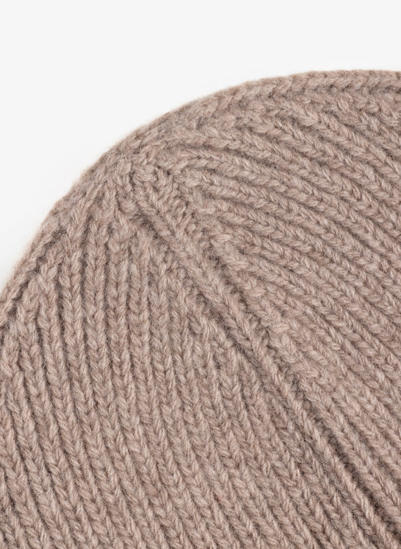 Wool Beanie - Beige