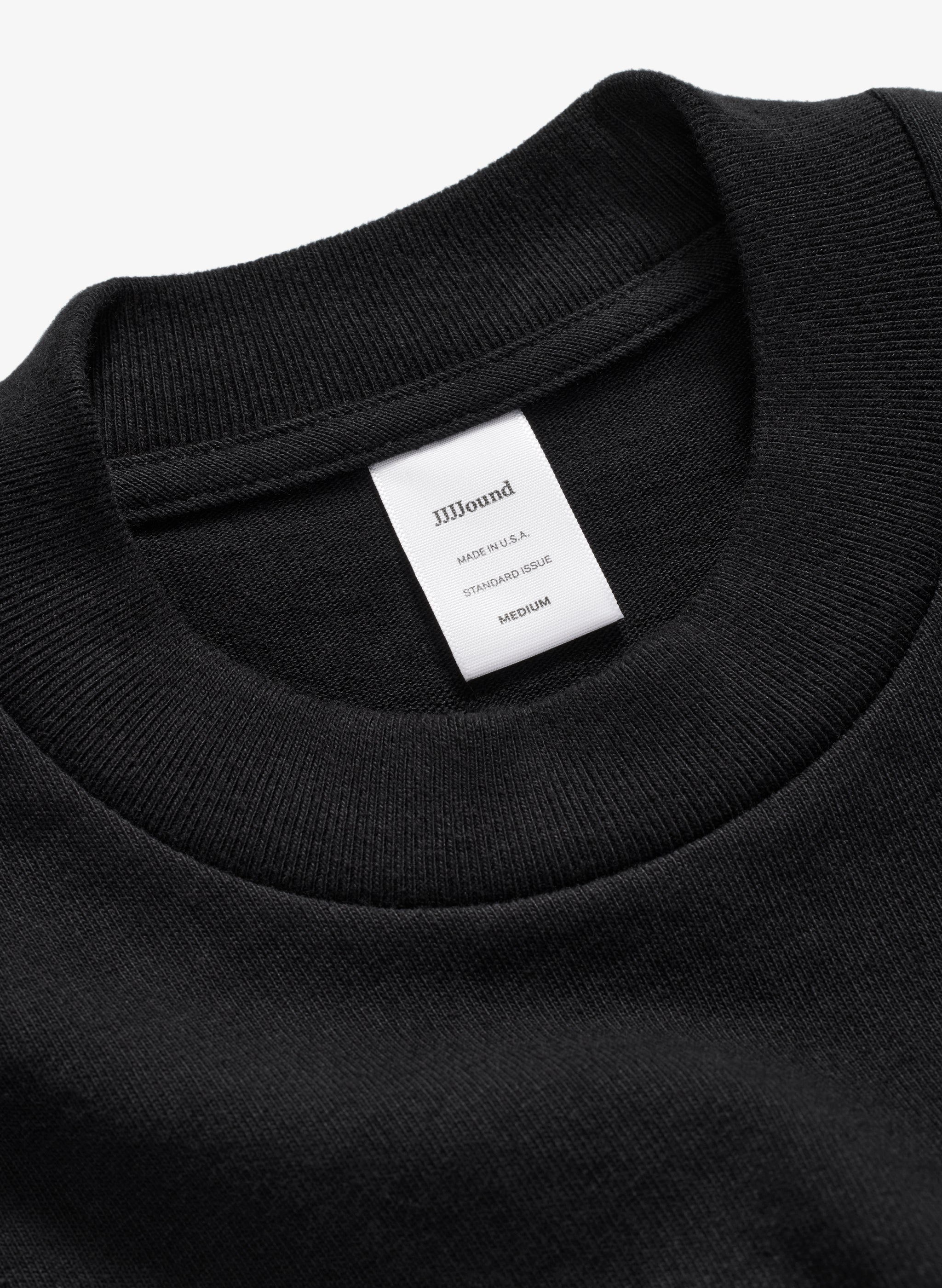 Heavyweight Longsleeve - Black – JJJJound