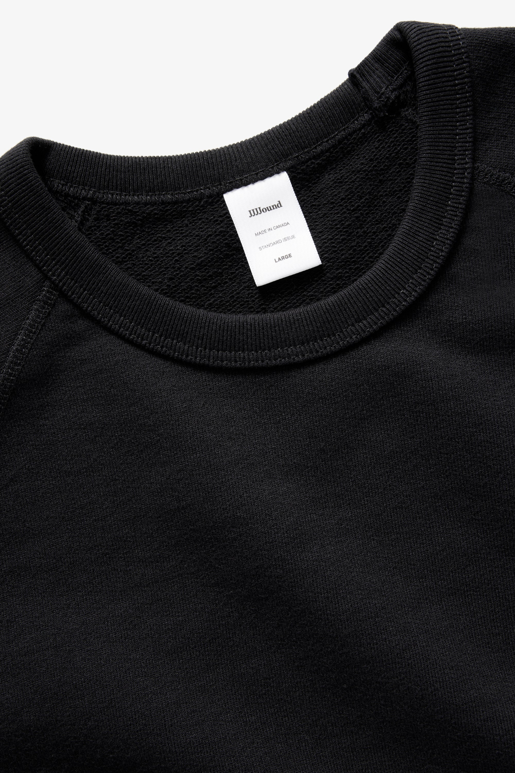 70s Crewneck Sweatshirt - Black French Terry