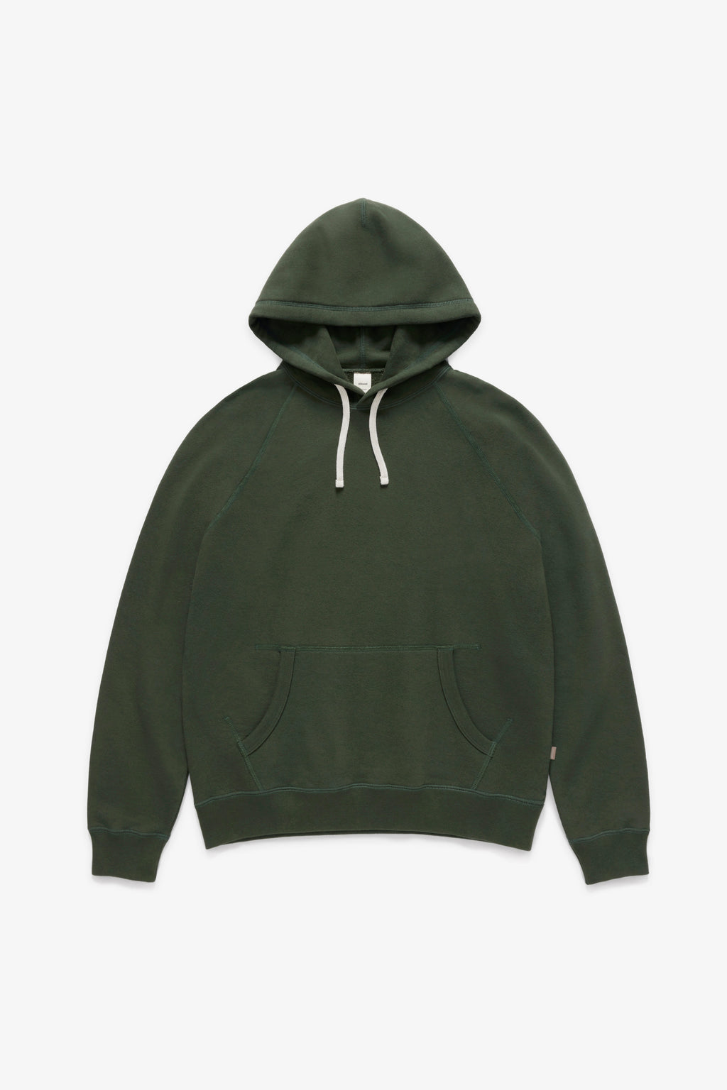 70s Hooded Sweatshirt - Forest Green