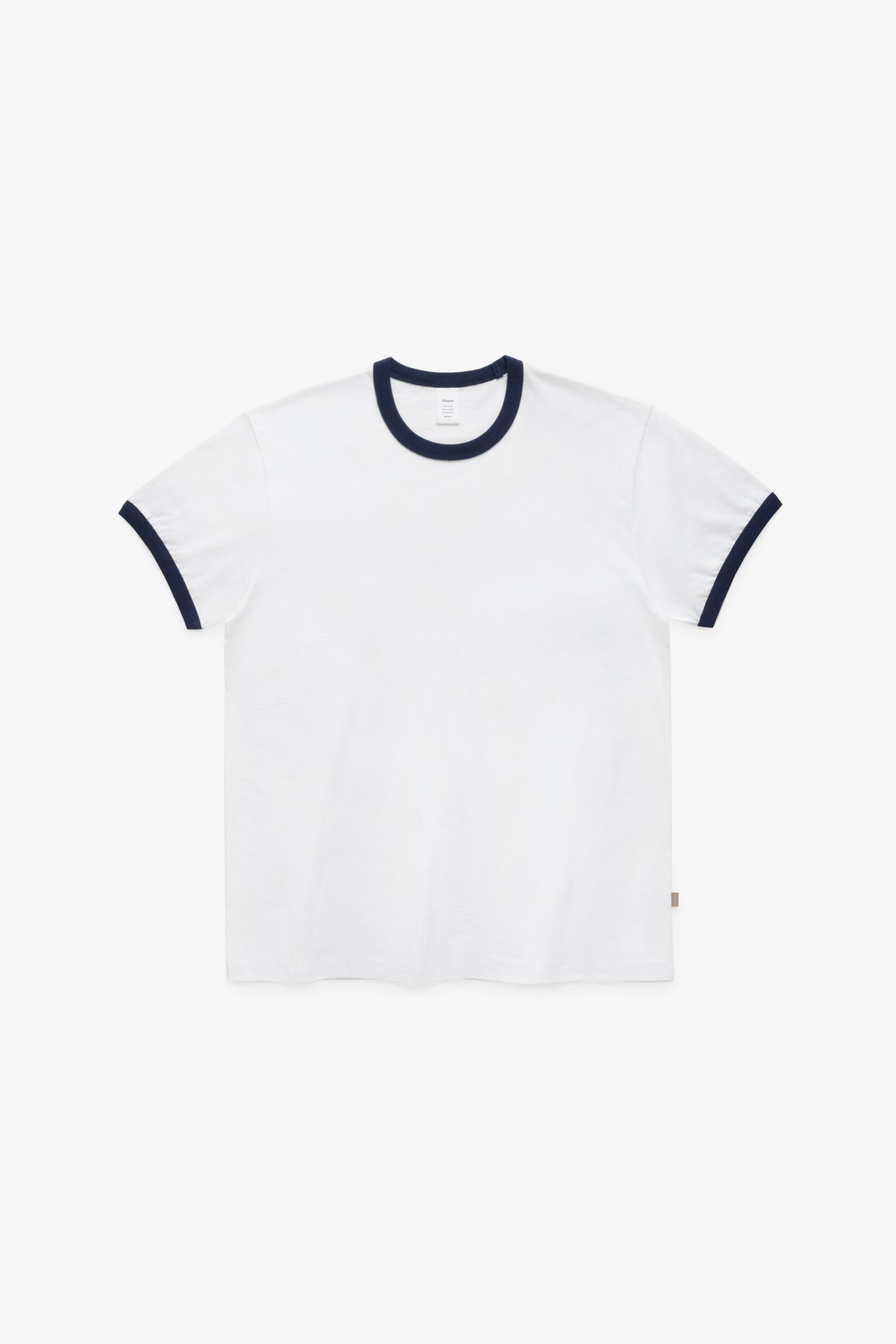 70s Ringer T-Shirt - White/Midnight