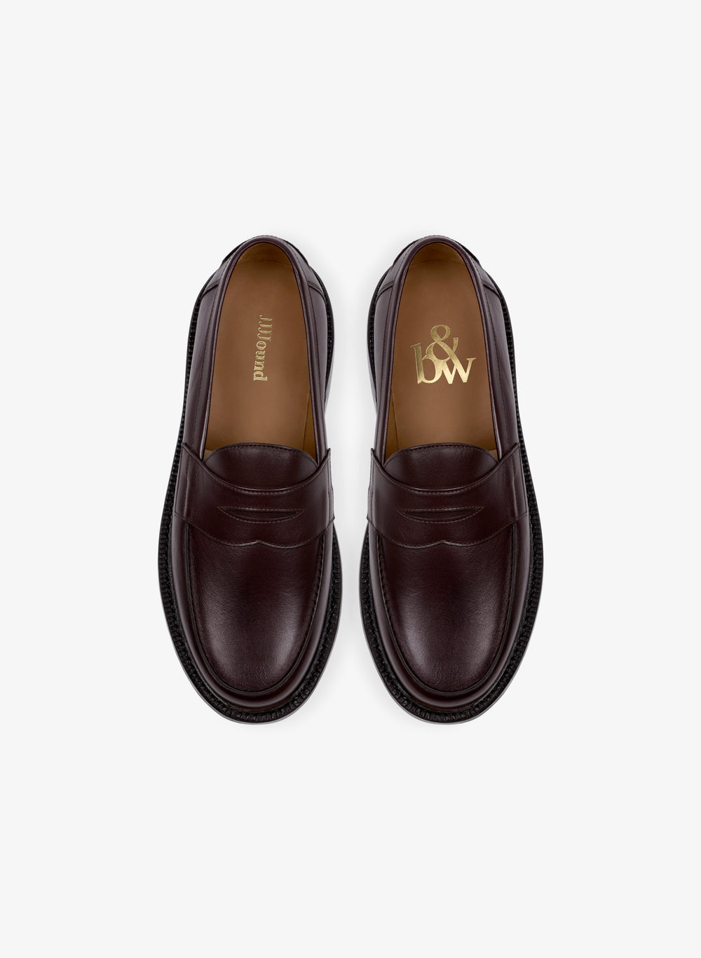 JJJJound Ellis Penny Loafer - Burgundy