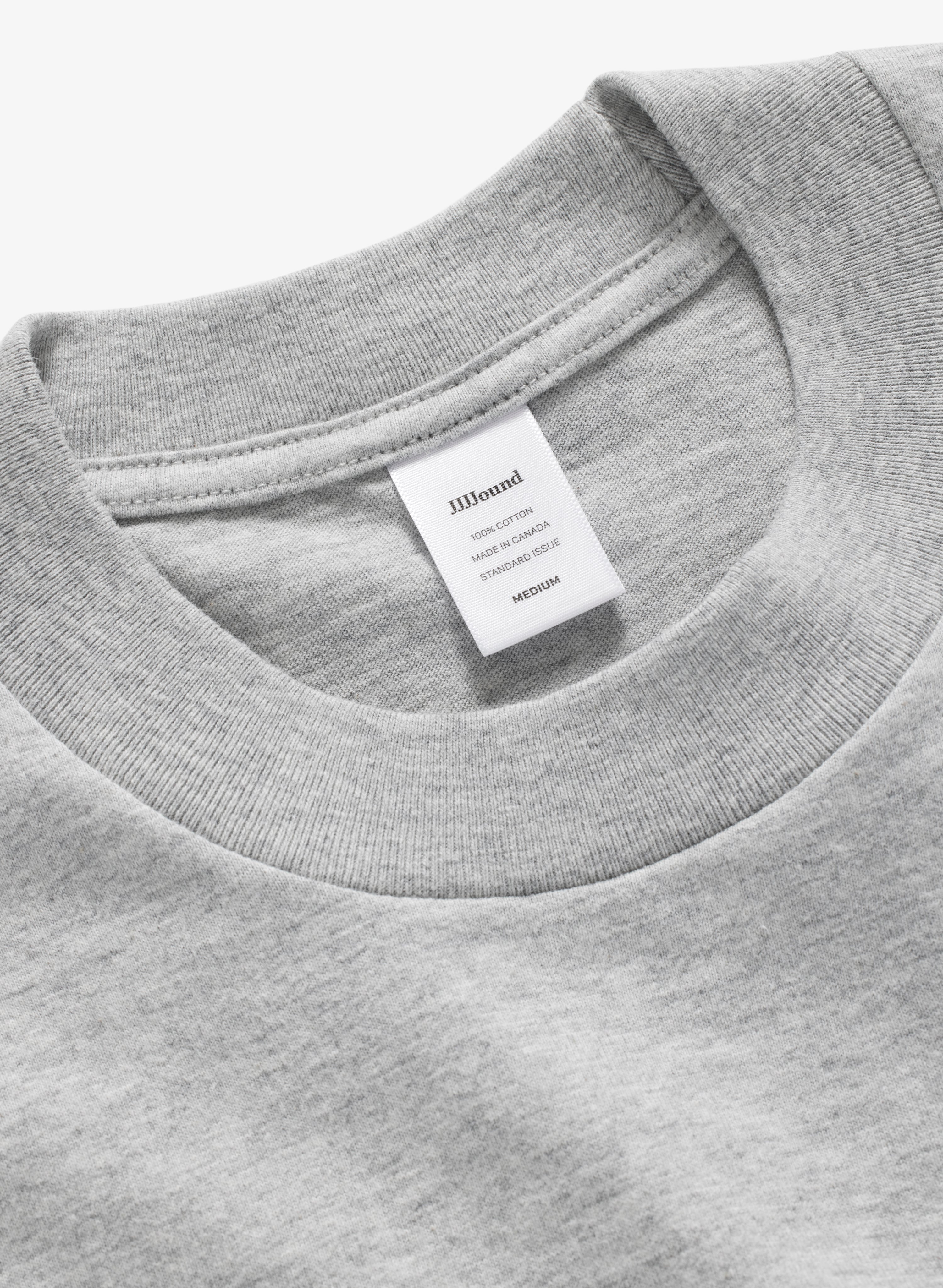 J90 Longsleeve Pocket - Light Grey Mix – JJJJound