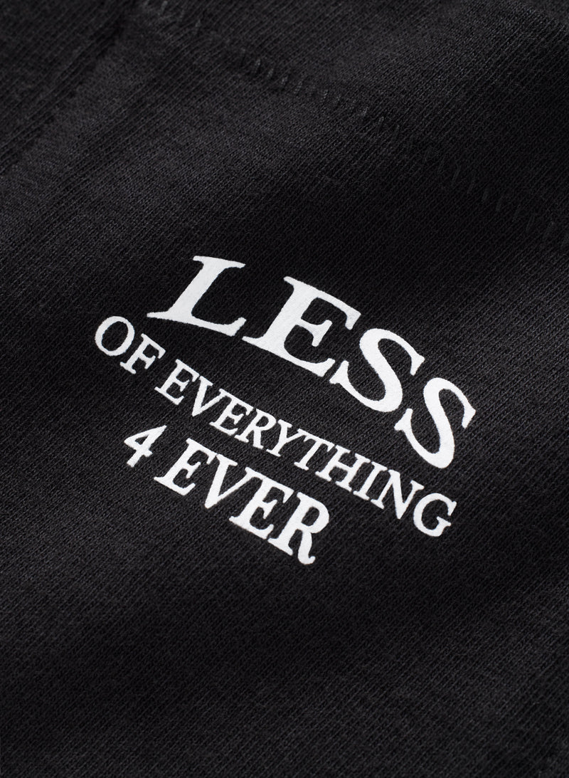 Less 4 Ever T-shirt Pocket - Black