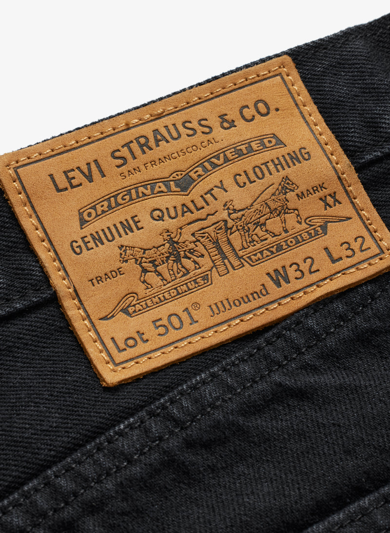 Levi’s® JJJJound 501® ‘93 Jean - Black Overdye