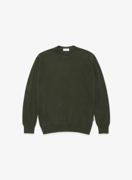 Lightweight 100% Cashmere Crewneck - Dark Green – JJJJound