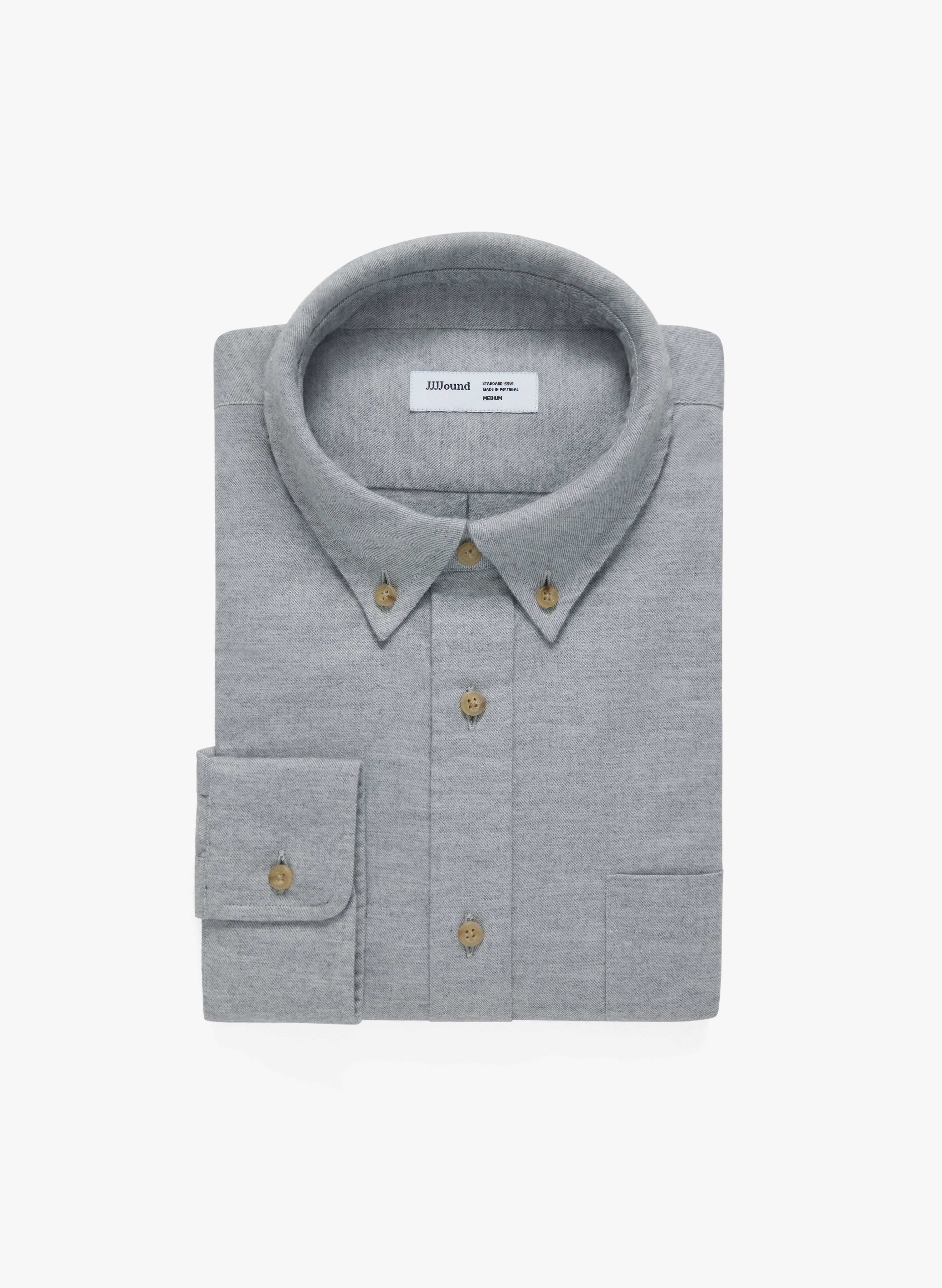 Lightweight Flannel Shirt - Light Grey – JJJJound