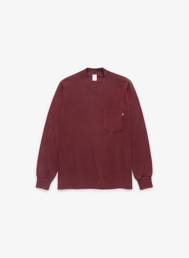 J90 Longsleeve Pocket - Burgundy