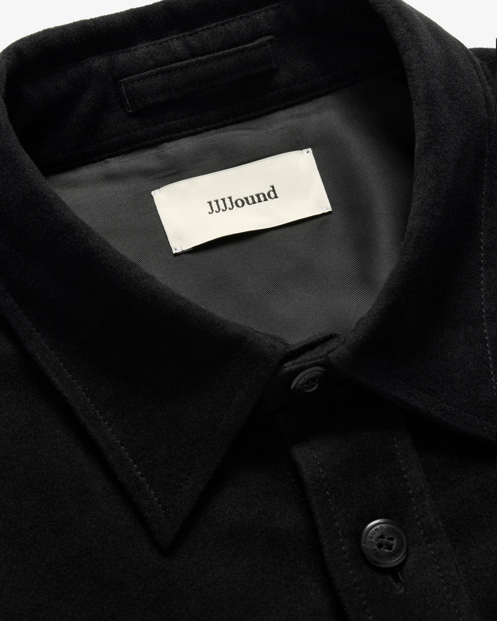 Moleskin Lined Overshirt - Black