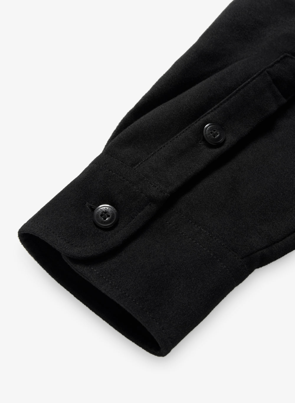 Moleskin Lined Overshirt - Black