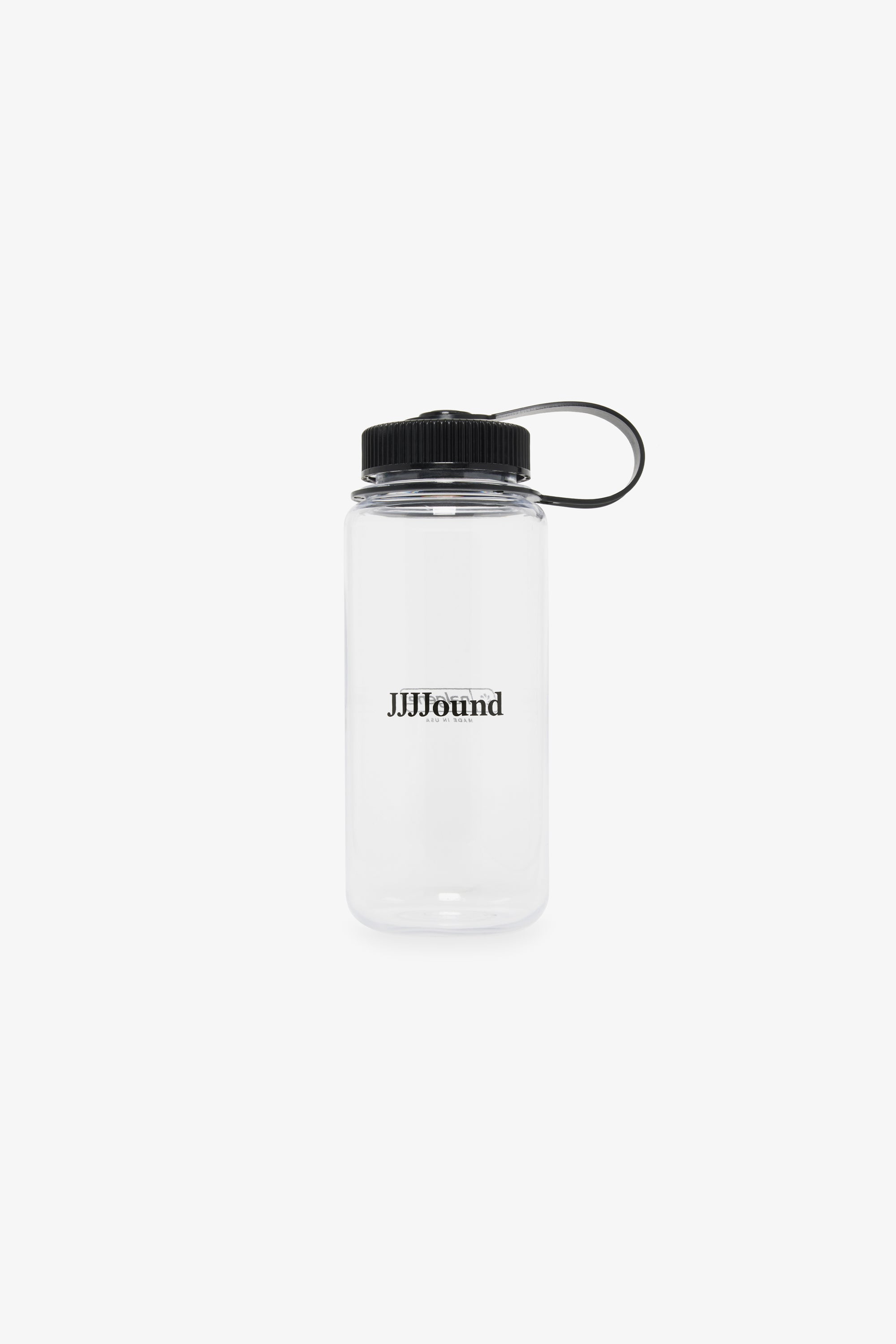 JJJJound Nalgene Wide Mouth Bottle 16 oz - Clear/Black