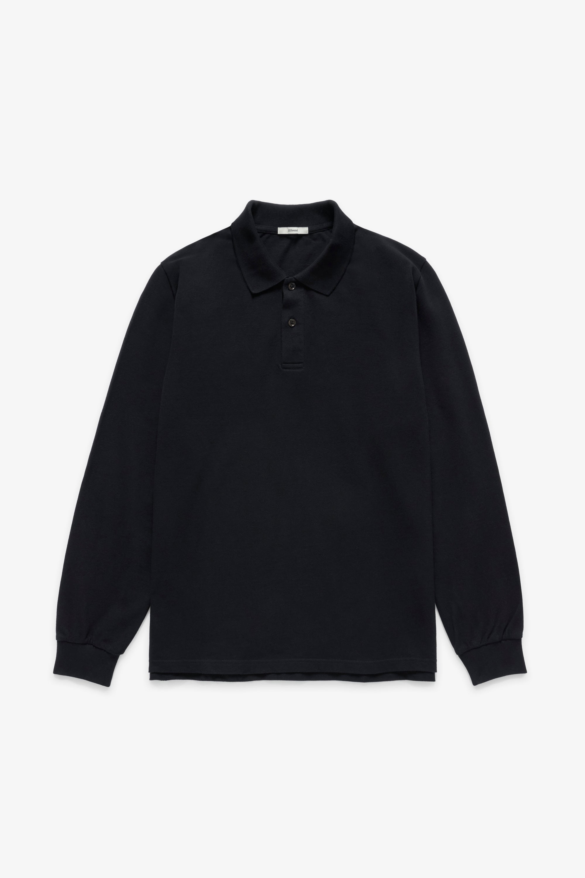 Longsleeve Polo Shirt - Black