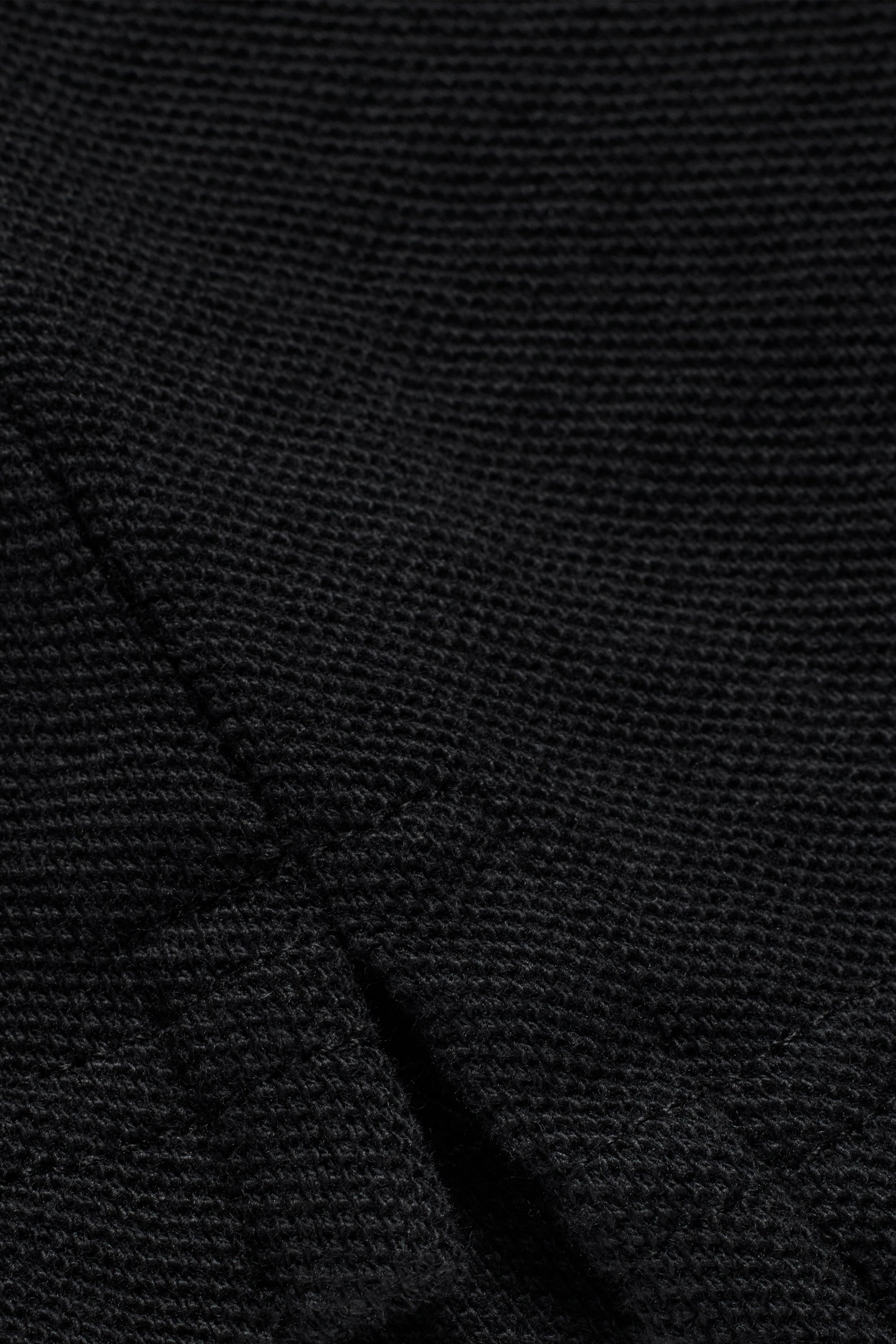 Longsleeve Polo Shirt - Black