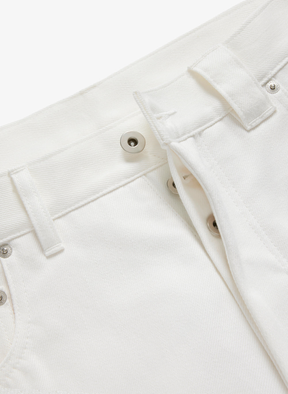 Selvedge Denim Jeans Relaxed - White