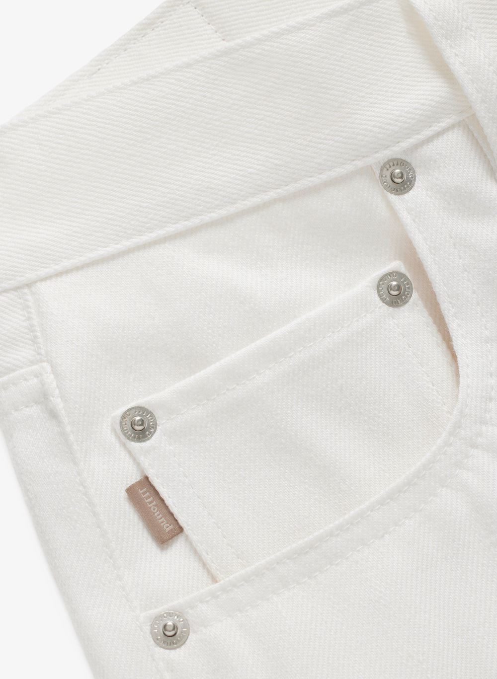 Selvedge Denim Jeans Relaxed - White