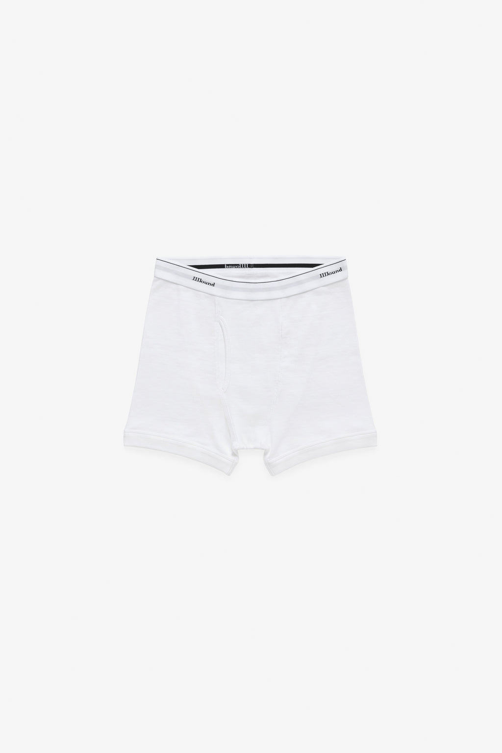 Ribbed Boxer Brief - White