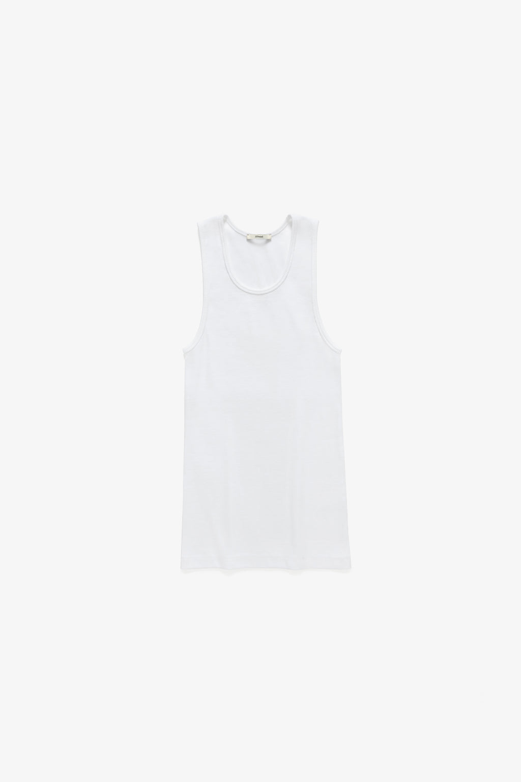 Ribbed Tank Top - White