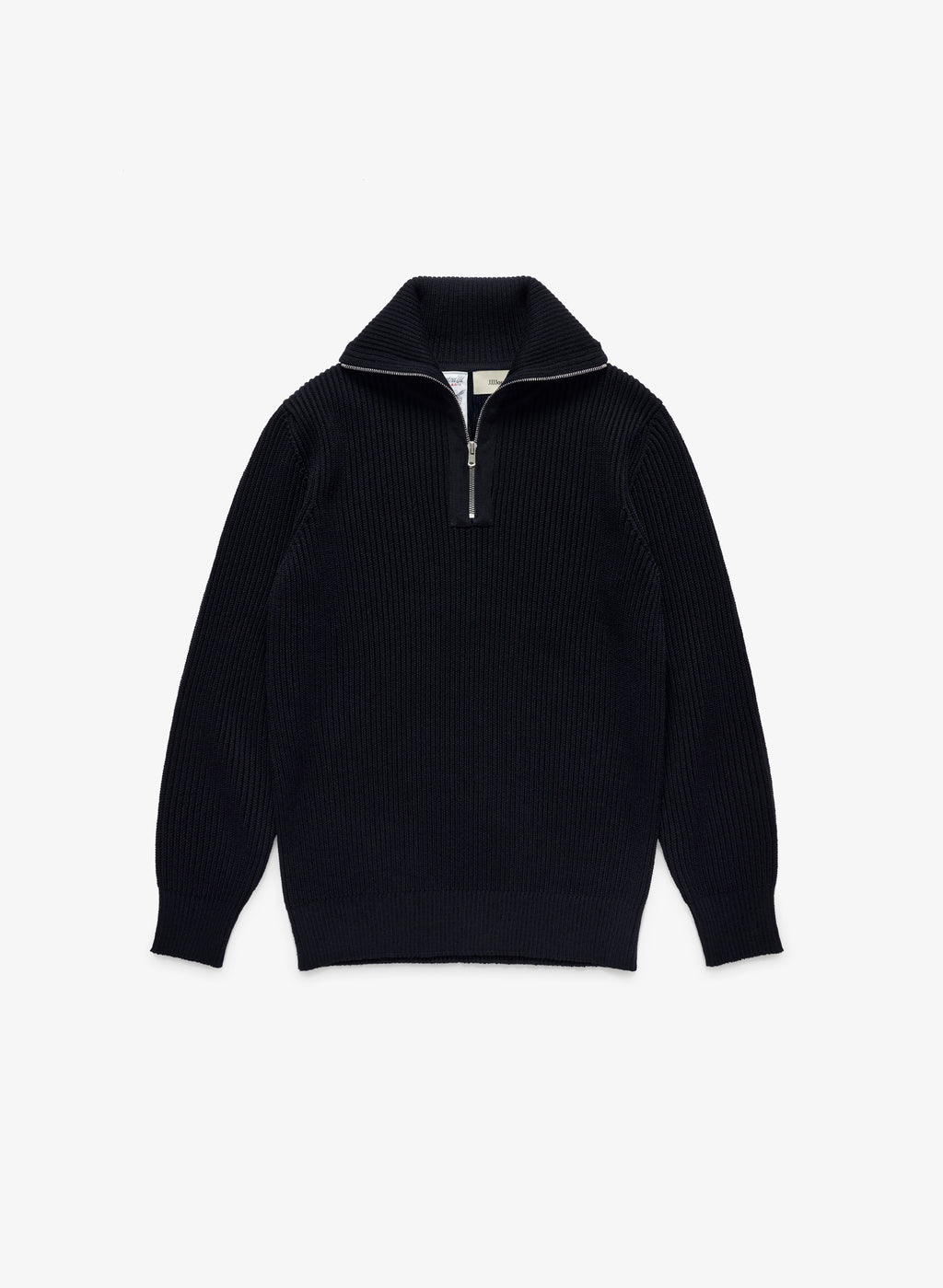 S.N.S. JJJJound Quarter Zip with Forearm Panels - Navy