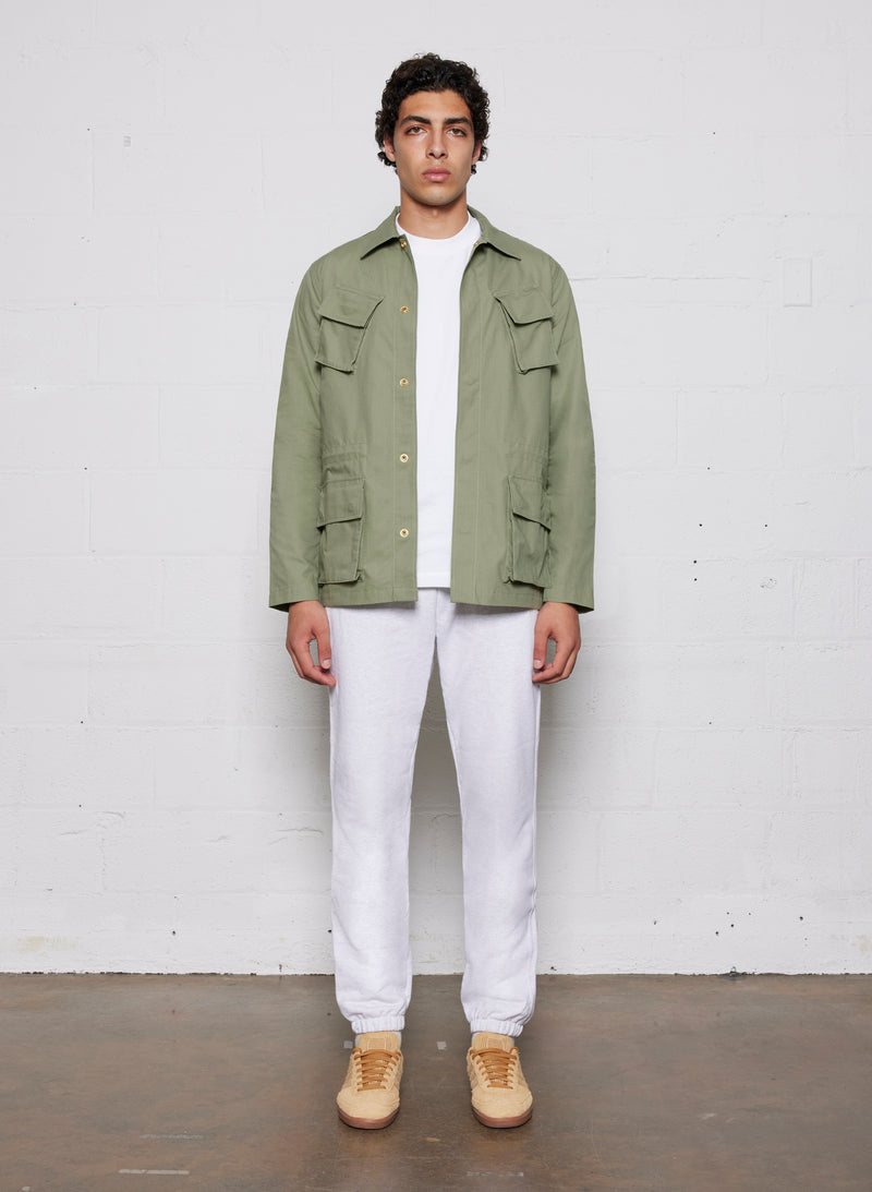 Lightweight Utility Jacket - Light Olive – JJJJound