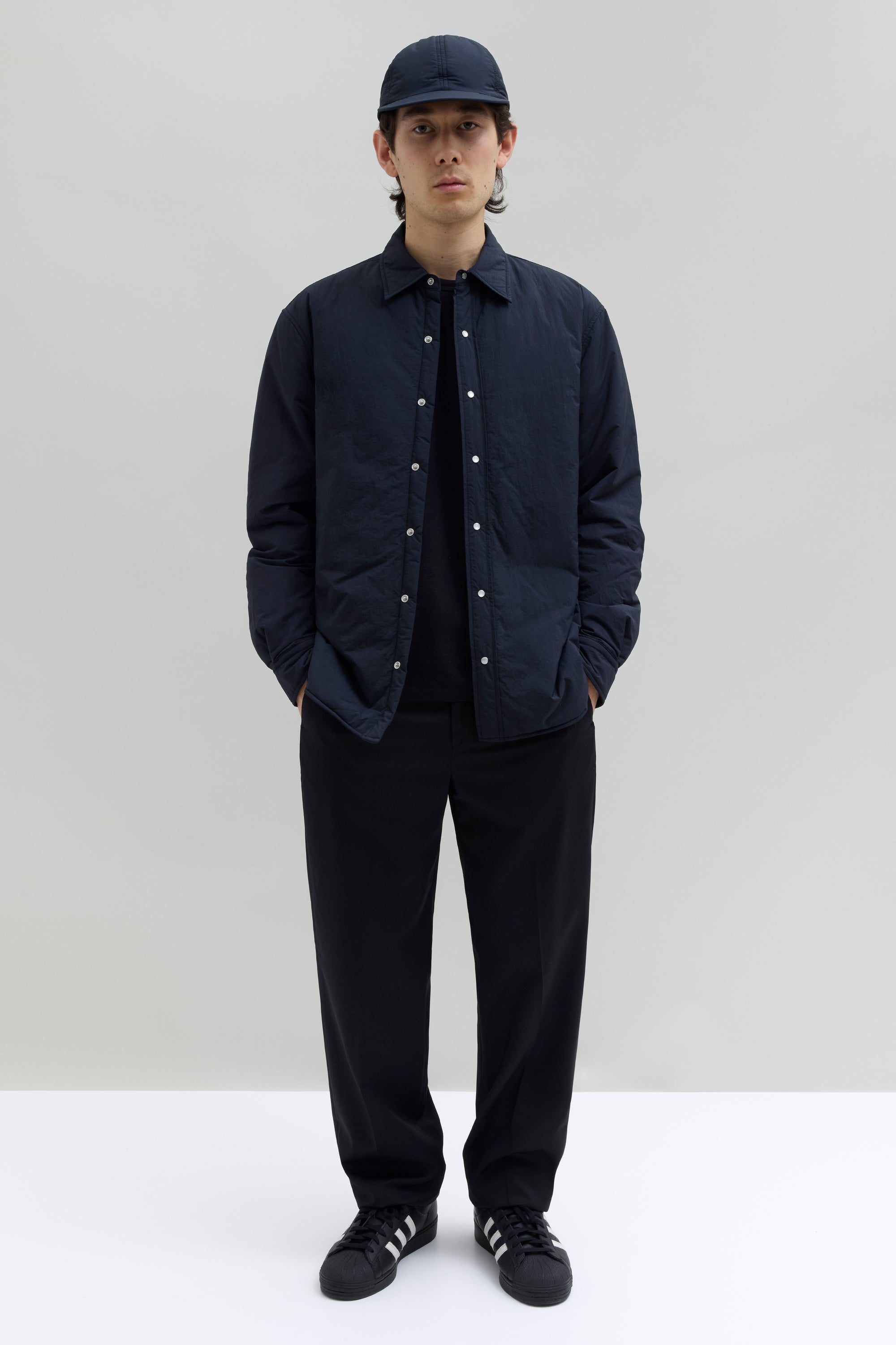 Wool Trousers - Black