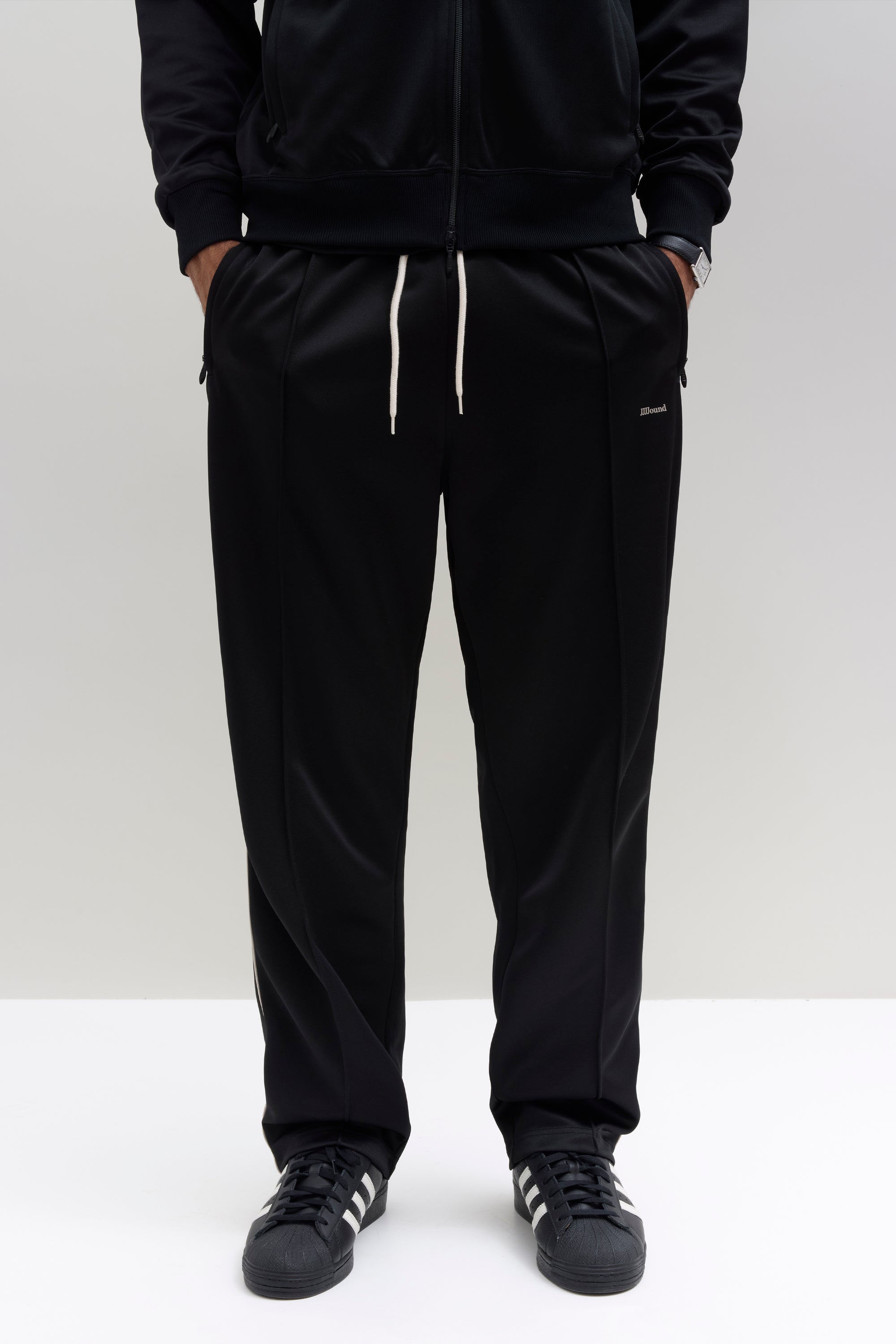 Relaxed Tricot Track Pant - Black