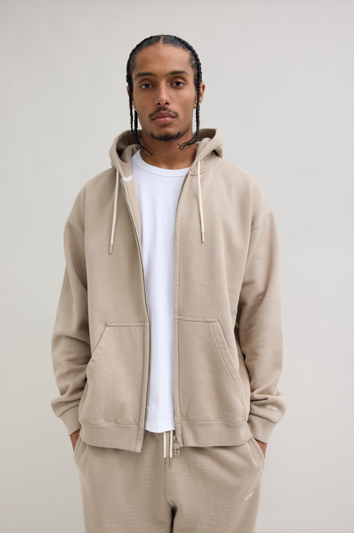 J2000 Zip Hoodie - Taupe