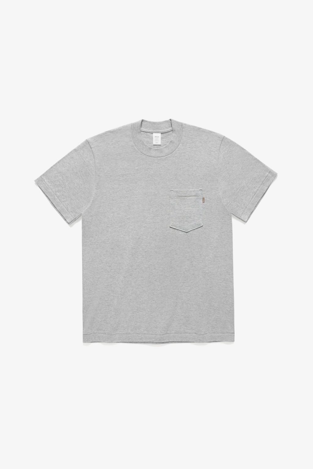 90s Pocket T-Shirt - Light Grey Mix