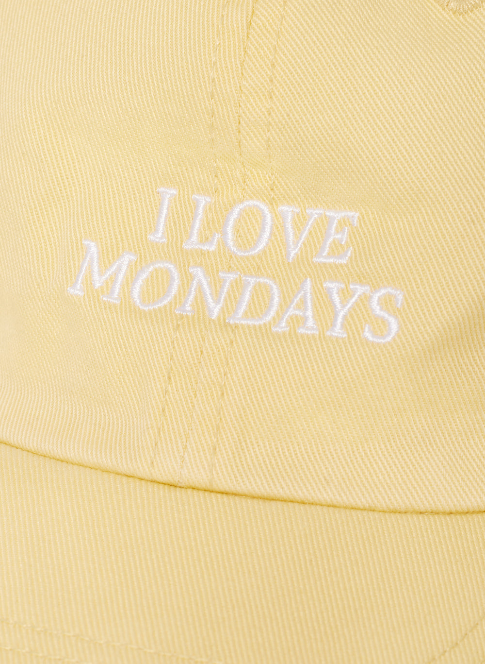I Love Mondays Cap - Yellow