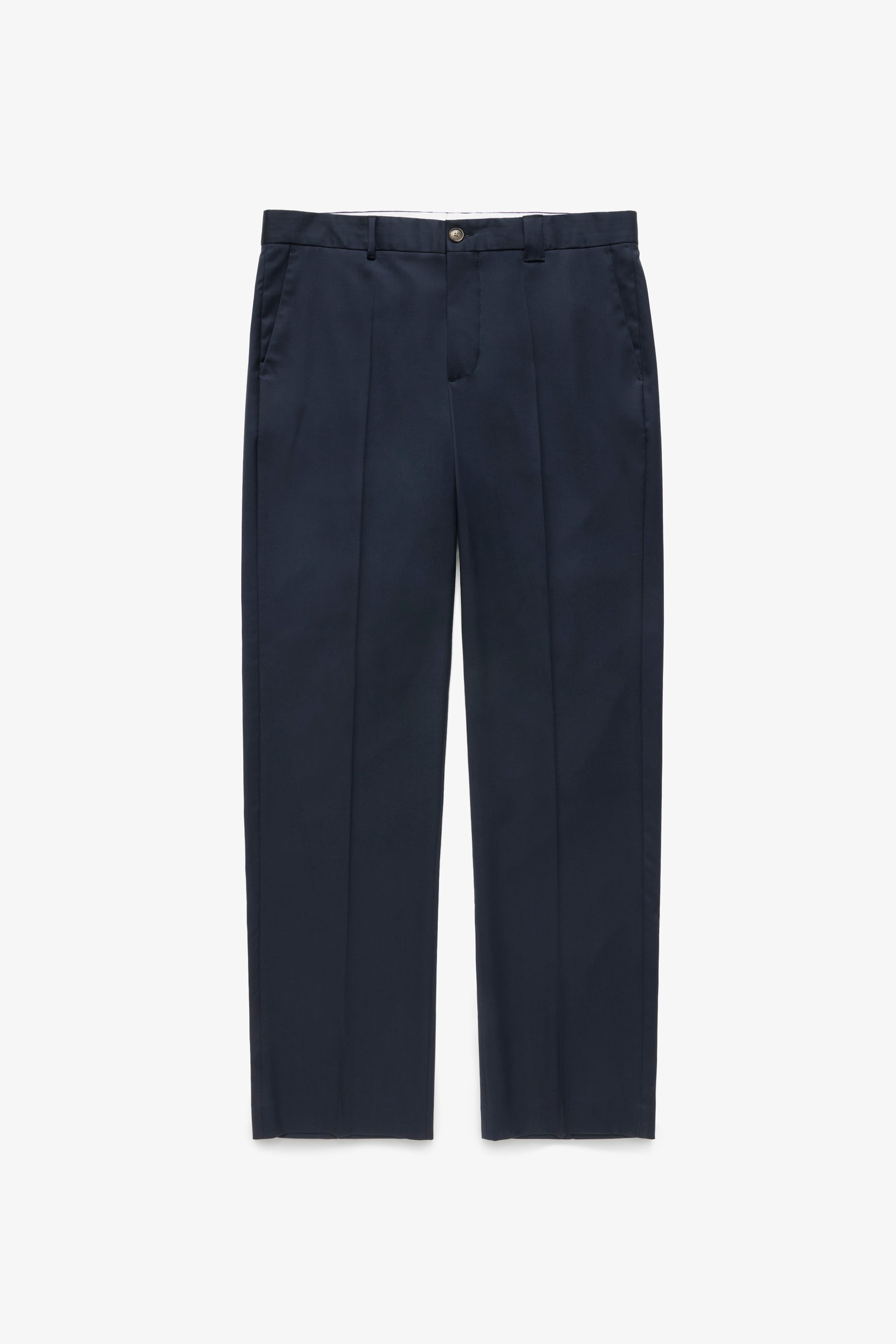 Wool Trousers - Navy