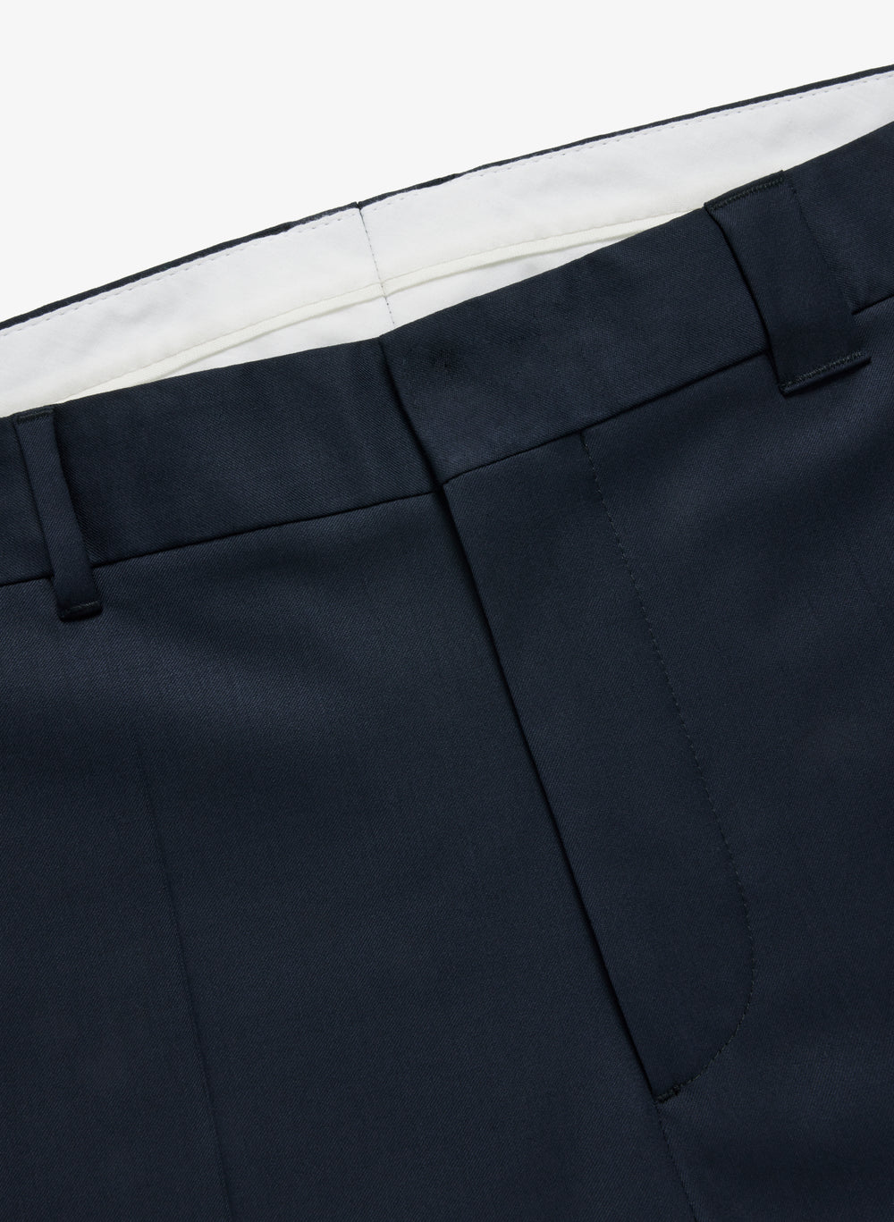 Suiting Wool Relaxed Trouser - Navy