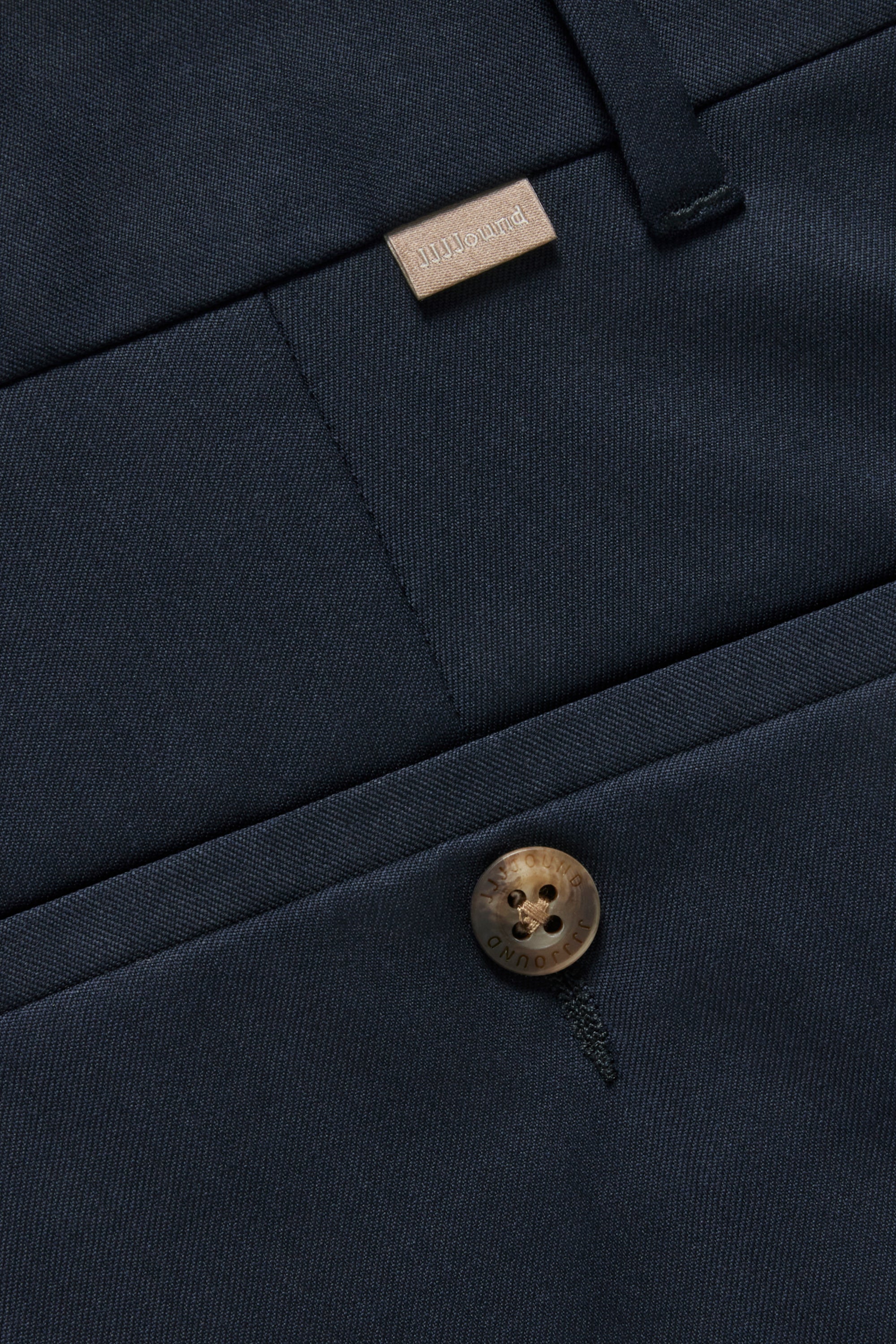 Wool Trousers - Navy