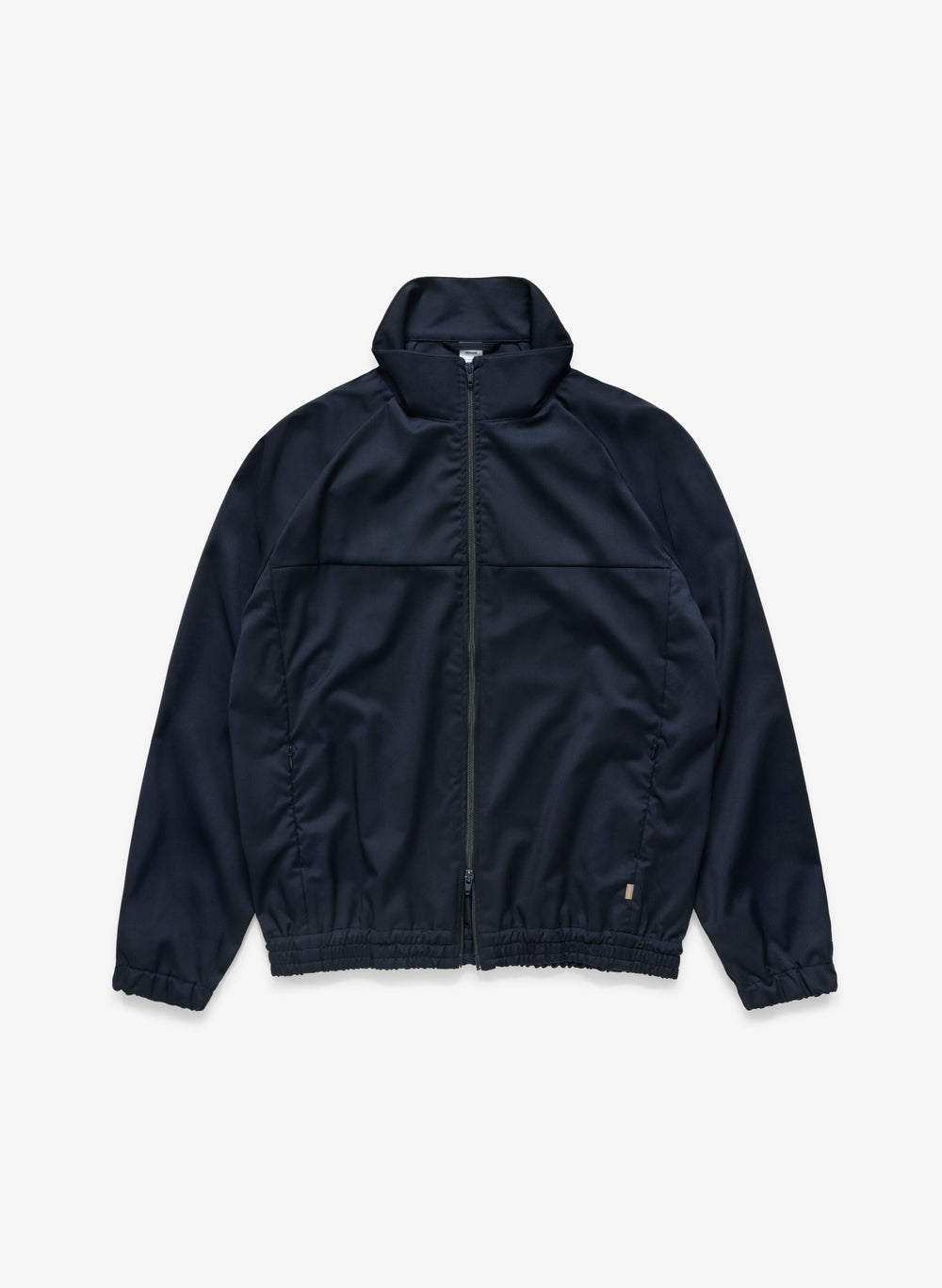 Suiting Wool Tracksuit Top - Navy