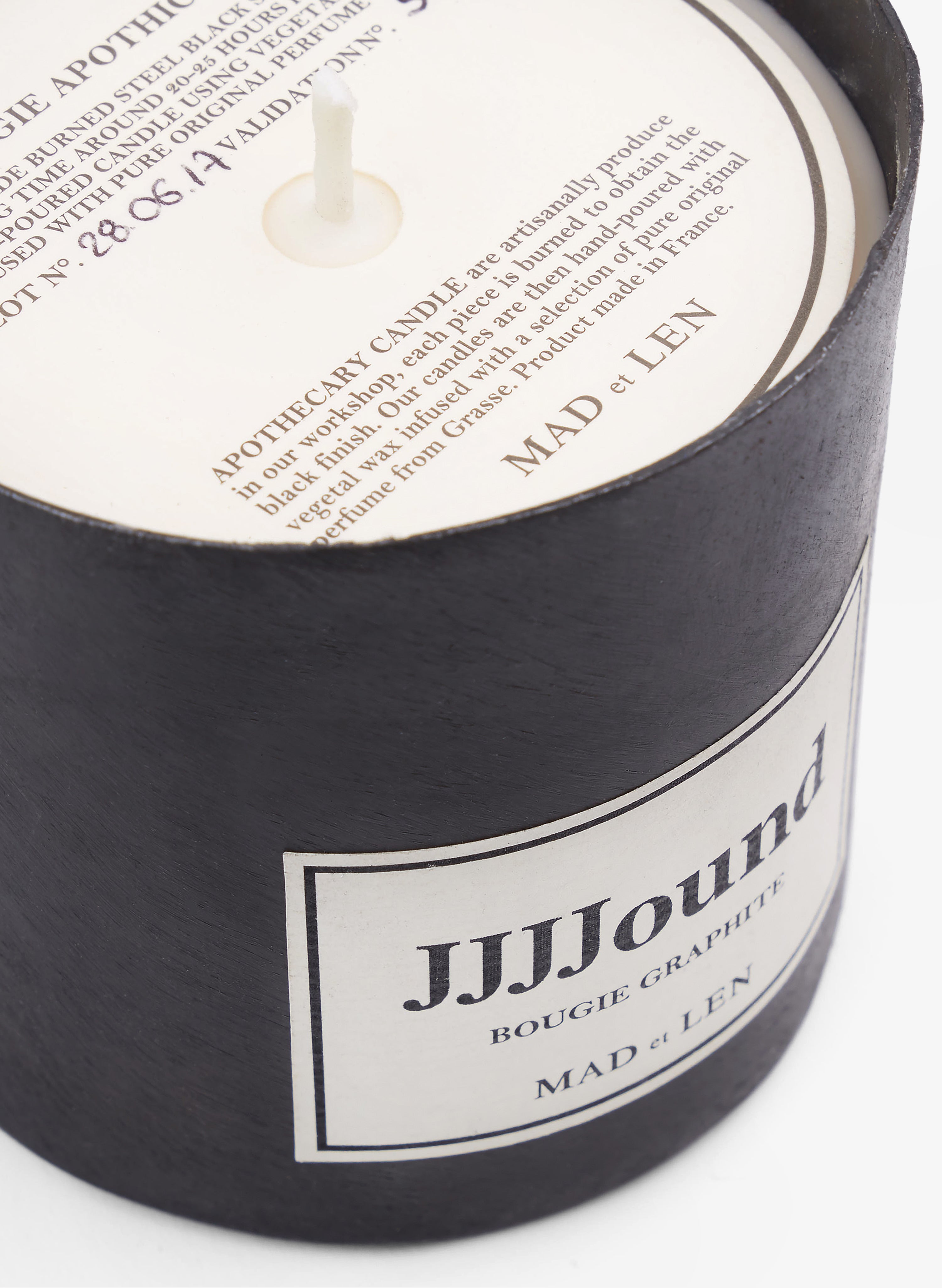 Mad et Len Graphite Candle – JJJJound