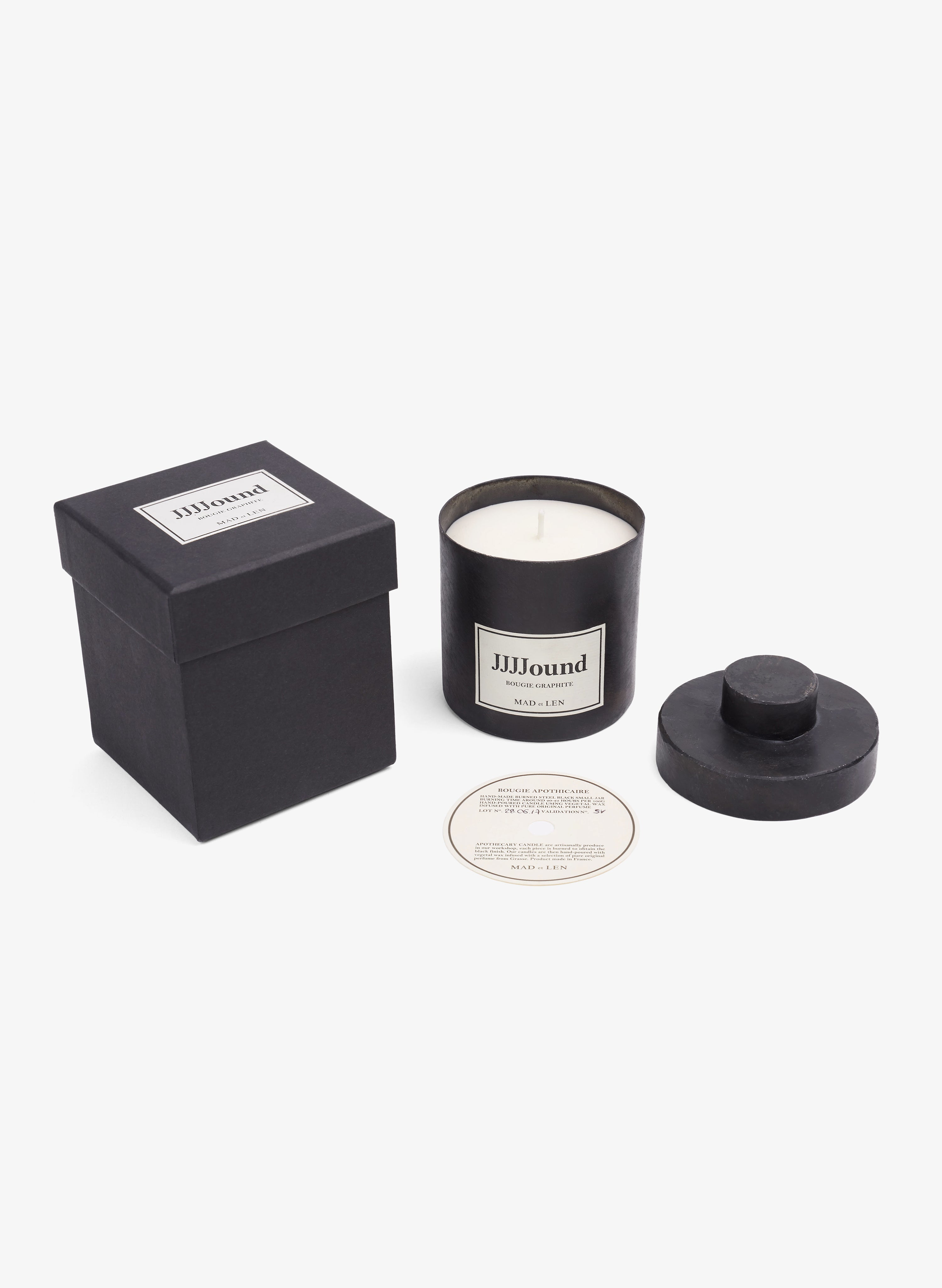 Mad et Len Graphite Candle – JJJJound